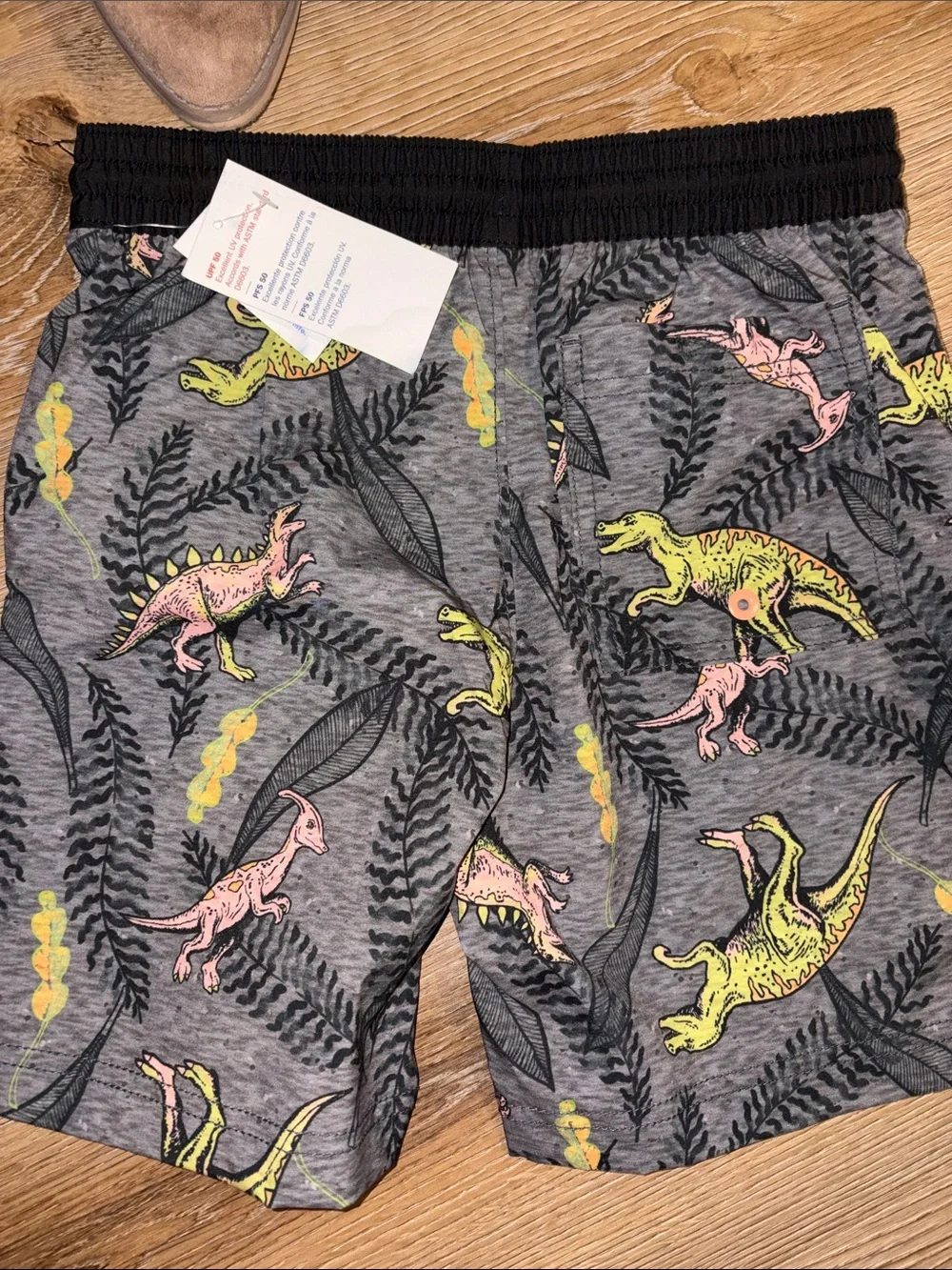 OFFERS OPEN! Boys medium size 8 swim trunks Old Navy Swim Shorts Dinosaur swim